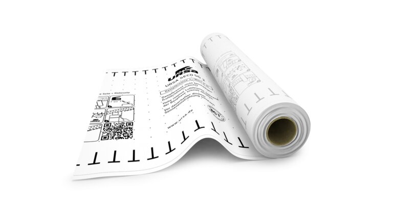 URSA SECO SD2 Dampfbremse Konvetionssperre, aufgerollt und liegend